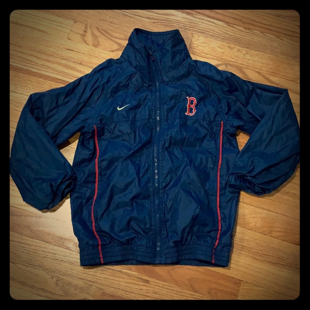 MLB NIke Red Sox wind breaker jacket - Boys Small